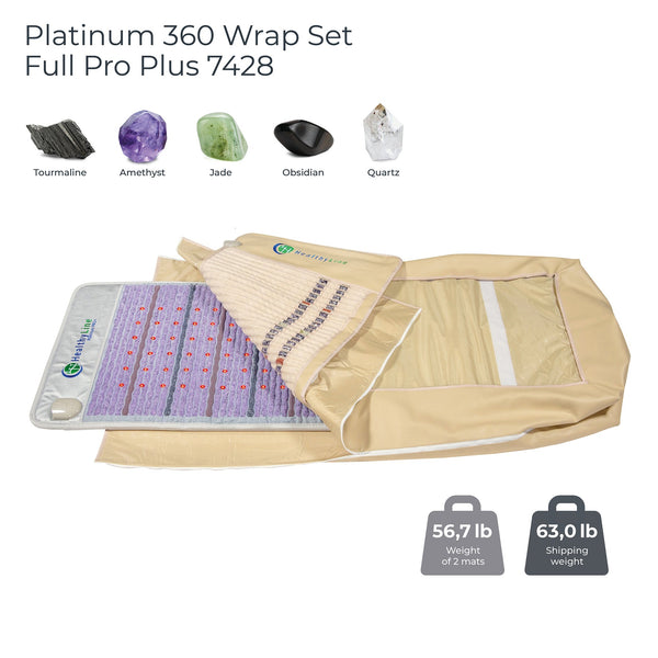 360 Wrap Set™ Platinum & SOFT Full Pro PLUS 7428 - Photon Advanced PEMF InfraMat Pro® | HealthyLine